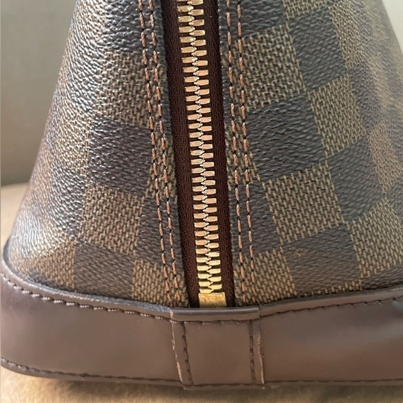 Louis Vuitton Brown Checkered Satchel